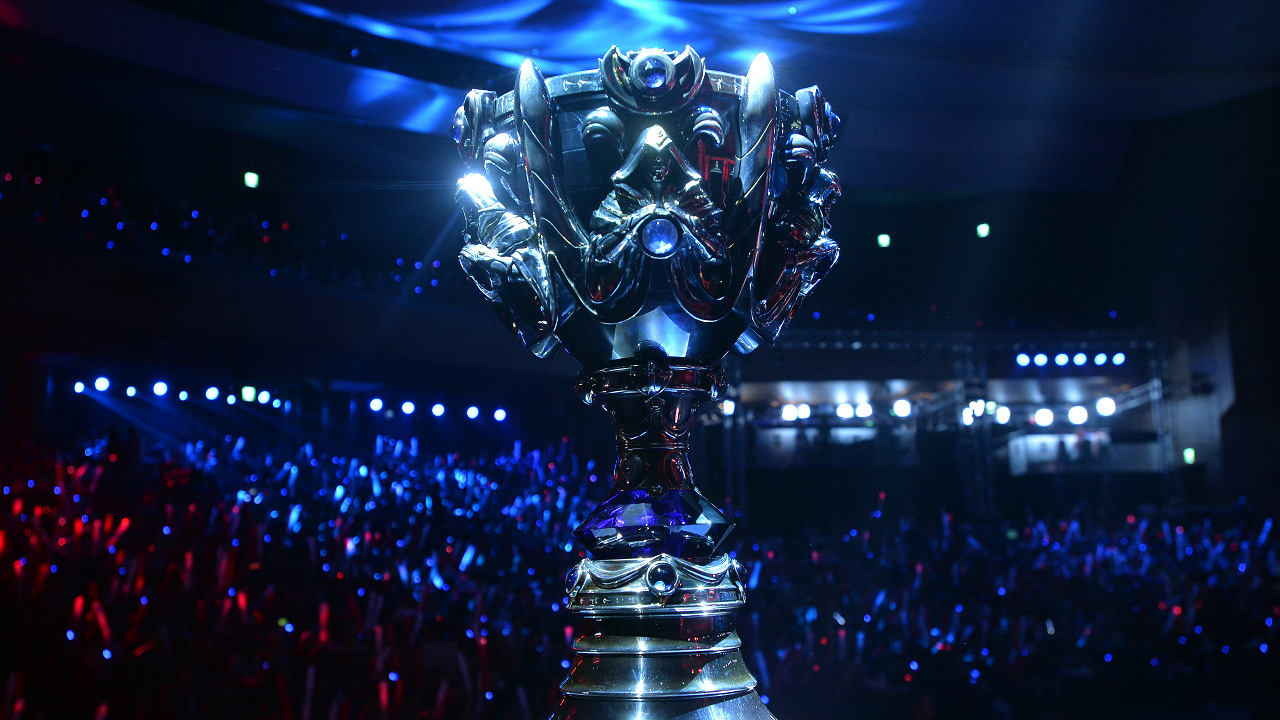 league of legends worlds trophy